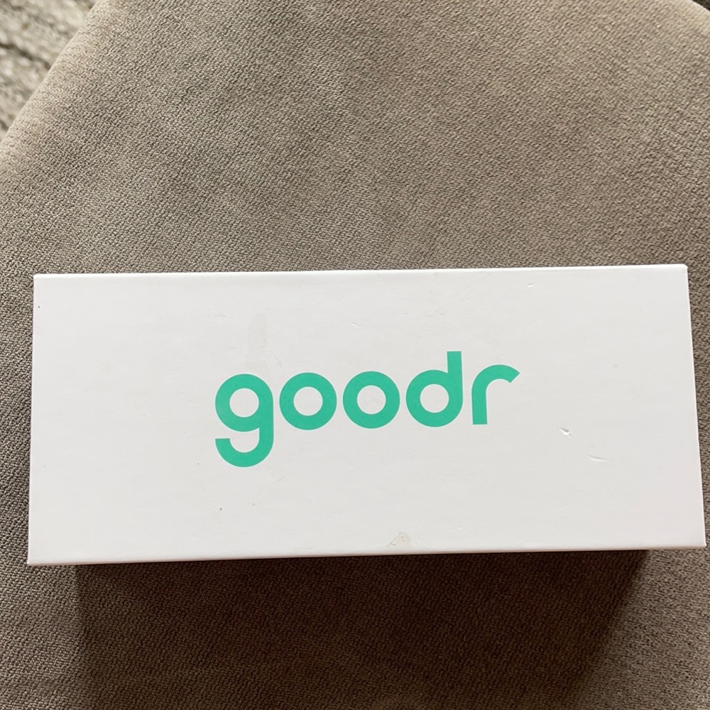 GoodR white rim &  blue glass sunglasses BRAND NEW